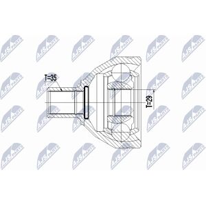 NTY NPW-VV-073 Drive Shaft Joint Set - Drive Shaft Joint Set NTY NPW-VV-073 Drive Shaft Joint Set - Drive Shaft Joint Set