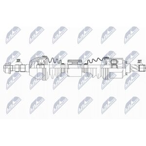 Opel Zafira Astra H Front Right Drive Shaft - OEM Replacement Opel Zafira Astra H Front Right Drive Shaft - OEM Replacement