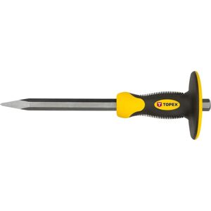 Ciseau de forge Topex Modèle 03A180 - Haute qualité, Ergonomique, Protecteur de main - Publicité Ciseau de forge Topex Modèle 03A180 - Haute qualité, Ergonomique, Protecteur de main - Publicité
