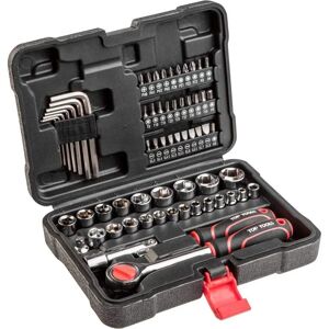 Zestaw kluczy nasadowych Top Tools 63 szt. Zestaw kluczy nasadowych Top Tools 63 szt.
