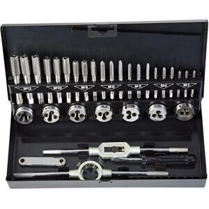 Ensemble de tarauds et matrices Topex M3-M12 - 32 pièces Ensemble de tarauds et matrices Topex M3-M12 - 32 pièces