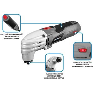 Smerigliatrice portatile Graphite - 250W, Oscillazione 15000-21000/min, 3.2° - Smerigliatrice portatile Smerigliatrice portatile Graphite - 250W, Oscillazione 15000-21000/min, 3.2° - Smerigliatrice portatile