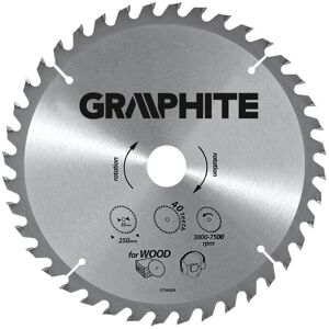 Lame de scie circulaire en bois Graphite 160mm - 18T, 2,8mm, 30mm arbre - Publicité Lame de scie circulaire en bois Graphite 160mm - 18T, 2,8mm, 30mm arbre - Publicité