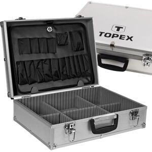 TOPEX 79R220 Aluminiowa walizka - Podróżny bagaż TOPEX 79R220 Aluminiowa walizka - Podróżny bagaż
