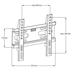 Support ART AR-44 pour TV LCD/LED 14-42" - Métal - Noir - Publicité Support ART AR-44 pour TV LCD/LED 14-42" - Métal - Noir - Publicité