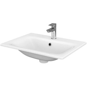 Umywalka Moduo od Cersanit - Wbudowana w blat 60cm - Biała Umywalka Moduo od Cersanit - Wbudowana w blat 60cm - Biała