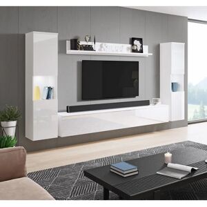 Bratex Paris XL Modern Woonkamer Set - Vitrines & TV-meubel Bratex Paris XL Modern Woonkamer Set - Vitrines & TV-meubel