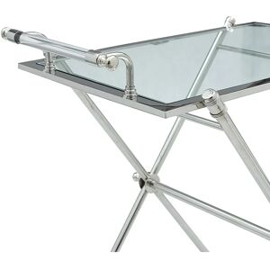 Dekoria Morris Silver Beistelltisch 90x62x83 cm - Silber - Beistelltisch Dekoria Morris Silver Beistelltisch 90x62x83 cm - Silber - Beistelltisch