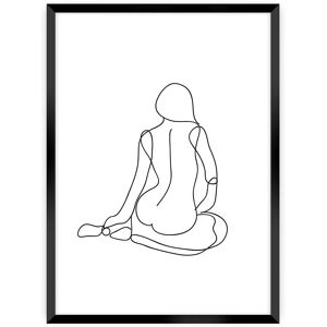Dekoria - Plakat Figure Line I - 40x50 cm - Poster Dekoria - Plakat Figure Line I - 40x50 cm - Poster