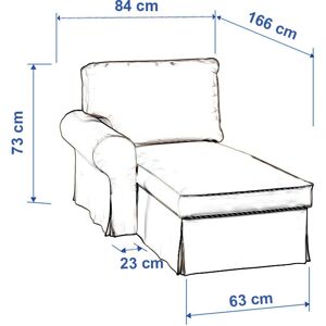 DEKORIA IKEA Ektorp linke Chaiselongue - Sofabezug DEKORIA IKEA Ektorp linke Chaiselongue - Sofabezug