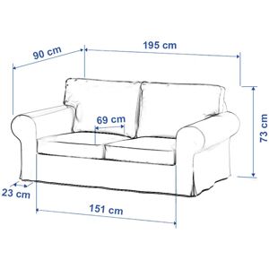 IKEA Ektorp 2-Sitzer Sofabezug - Pastell-Minztweed IKEA Ektorp 2-Sitzer Sofabezug - Pastell-Minztweed