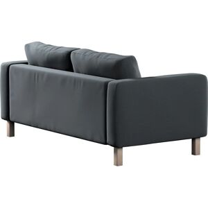 Dekoria IKEA Karlstad 2er Sofabezug - Grau Velours Dekoria IKEA Karlstad 2er Sofabezug - Grau Velours
