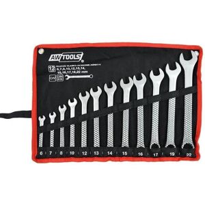 Zestaw kluczy nasadowych AWTOOLS 12 sztuki 6-22mm Zestaw kluczy nasadowych AWTOOLS 12 sztuki 6-22mm