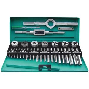 Ensemble d'Outils de Filetage Awtools AW20410 - 32 Pièces - Publicité Ensemble d'Outils de Filetage Awtools AW20410 - 32 Pièces - Publicité