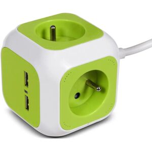 Greenblue GB118 Filtro de linha - 4 tomadas, 2 USB, 1,4m Greenblue GB118 Filtro de linha - 4 tomadas, 2 USB, 1,4m