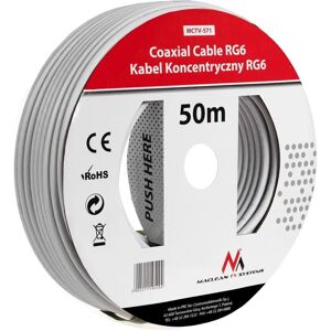 Câble coaxial Maclean 50m - Satellite & Antenne - RG6 Câble coaxial Maclean 50m - Satellite & Antenne - RG6