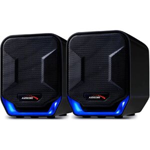 Altavoz Portátil Audiocore AC865 - 6W, Con cable, Azul y Negro Altavoz Portátil Audiocore AC865 - 6W, Con cable, Azul y Negro
