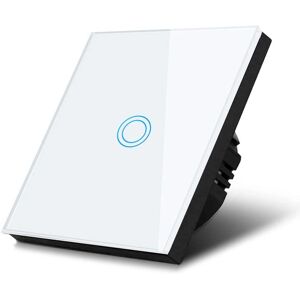 Interrupteur Tactile en Verre Blanc Maclean - Commutateur Luminaire - Publicité Interrupteur Tactile en Verre Blanc Maclean - Commutateur Luminaire - Publicité