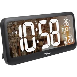 Maclean Greenblue Große LED-Wanduhr - Temperatur, Datum Maclean Greenblue Große LED-Wanduhr - Temperatur, Datum