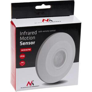 Maclean PIR Motion Sensor - Infrared - Remote Control - 2000W - MCE467 Maclean PIR Motion Sensor - Infrared - Remote Control - 2000W - MCE467