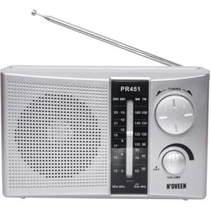 Radio portátil plateado Noveen PR451 - Radio Radio portátil plateado Noveen PR451 - Radio