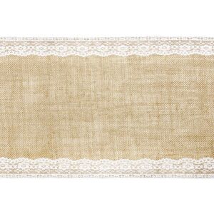 Jute lace table runner - Wedding decoration Jute lace table runner - Wedding decoration