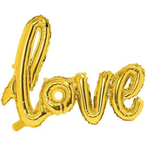 Ballon de fête doré - 73x59cm - Réutilisable - Décor mariage & anniversaire - Publicité Ballon de fête doré - 73x59cm - Réutilisable - Décor mariage & anniversaire - Publicité