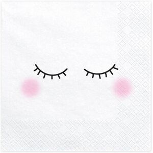 PartyDeco SP33-70 Paper Napkins - Multicolour, White - 20 pcs. PartyDeco SP33-70 Paper Napkins - Multicolour, White - 20 pcs.