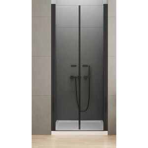 Porte de Douche Double Pivotante Noire - Porte de Douche - Publicité Porte de Douche Double Pivotante Noire - Porte de Douche - Publicité