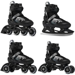 Raven Profession 4en1 Roller en Ligne Ajustables Noirs - Patins - Publicité Raven Profession 4en1 Roller en Ligne Ajustables Noirs - Patins - Publicité