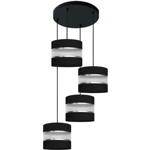 Helam Cluster Pendant Ceiling Light - Unisex - 35cm - Black Silver - Ceiling Light Helam Cluster Pendant Ceiling Light - Unisex - 35cm - Black Silver - Ceiling Light