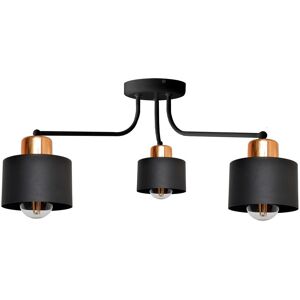 Helam Lighting Edison Multi Arm Semi Flush Ceiling Light - Ceiling Light Helam Lighting Edison Multi Arm Semi Flush Ceiling Light - Ceiling Light