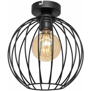 Helam Mercure Semi-Flush Light - 24cm - Iron - Black - Semi-Flush Light Helam Mercure Semi-Flush Light - 24cm - Iron - Black - Semi-Flush Light