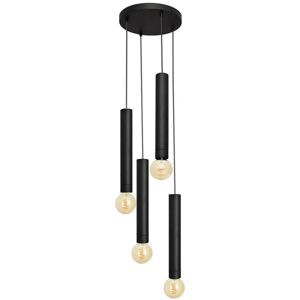 Helam Lighting Tuba Cluster Pendant Ceiling Light - Black - 30cm - Unisex Helam Lighting Tuba Cluster Pendant Ceiling Light - Black - 30cm - Unisex