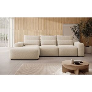 Selsey Beigefarbenes Ecksofa - Schlafsofa, Chenille, 162x82x264cm Selsey Beigefarbenes Ecksofa - Schlafsofa, Chenille, 162x82x264cm