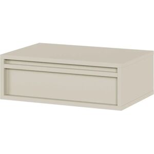 Selsey Evo Nightstand - 50cm, Suspended, Gray beige - Nightstand Selsey Evo Nightstand - 50cm, Suspended, Gray beige - Nightstand
