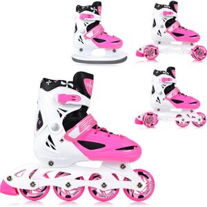 Inline Enero 4w1 Różowe łyżworolki Inline Enero 4w1 Różowe łyżworolki