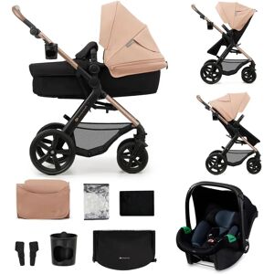 Passeggino 3-in-1 Kinderkraft Moov 2 - Beige - Sistema di viaggio Passeggino 3-in-1 Kinderkraft Moov 2 - Beige - Sistema di viaggio