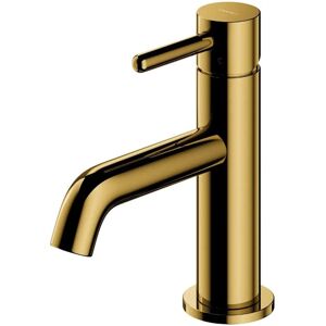Rubinetto lavabo bagno in ottone dorato Omnires - Miscelatore monocomando Rubinetto lavabo bagno in ottone dorato Omnires - Miscelatore monocomando