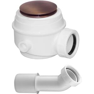 Omnires Antique Copper Shower & Bathtub Drain Syphon - Click-Clack Omnires Antique Copper Shower & Bathtub Drain Syphon - Click-Clack