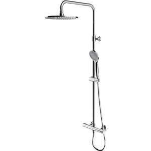 Columna de ducha termostática Omnires cromada - Sistema de ducha Columna de ducha termostática Omnires cromada - Sistema de ducha