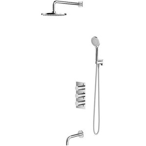 Sistema de Ducha y Bañera Termostático Omnires Y Sistema de Ducha y Bañera Termostático Omnires Y