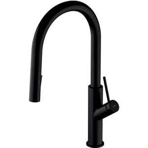 Robinet de cuisine Omnires Bend - Extensible, Eco Water, 2 Fonctions, Noir - Publicité Robinet de cuisine Omnires Bend - Extensible, Eco Water, 2 Fonctions, Noir - Publicité