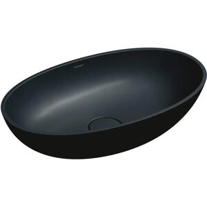 Omnires Shell M+ Wall-Mounted Sink - Black Lava - 60x35 cm Omnires Shell M+ Wall-Mounted Sink - Black Lava - 60x35 cm