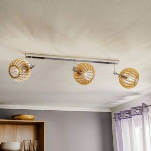 Euluna Chrome Wooden Sphere Ceiling Light - Ceiling Light Euluna Chrome Wooden Sphere Ceiling Light - Ceiling Light