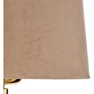 Euluna Polo Wall Lamp - Velvet Shade, Steel, E27, 15W - Wall Lamp Euluna Polo Wall Lamp - Velvet Shade, Steel, E27, 15W - Wall Lamp
