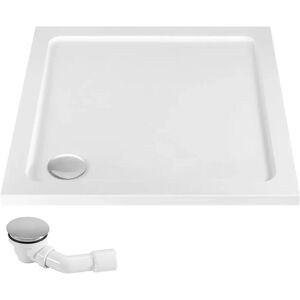 Neuesbad Płytka Prysznicowa z Akrylu Savoy Biała 90x90cm - Płytka Prysznicowa Neuesbad Płytka Prysznicowa z Akrylu Savoy Biała 90x90cm - Płytka Prysznicowa