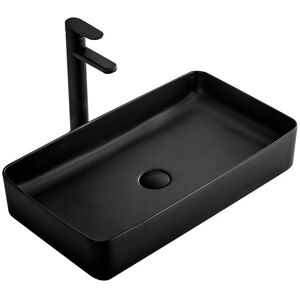 Rea Denis Black Mat Countertop Basin - Countertop Basin Rea Denis Black Mat Countertop Basin - Countertop Basin