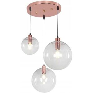 Toolight Rose Gold Pendant Lamp 20-30cm Modern Geometric Design Toolight Rose Gold Pendant Lamp 20-30cm Modern Geometric Design