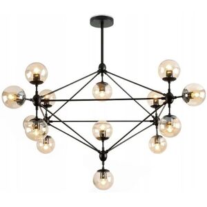 Toolight Black Industrial Pendant Lamp - 15 Points of Light - Pendant Lamp Toolight Black Industrial Pendant Lamp - 15 Points of Light - Pendant Lamp